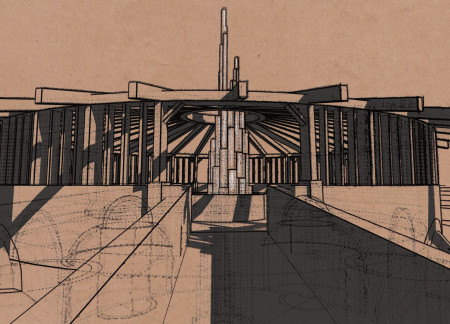 Charred Wooden Shingles and Concrete Crafting Reflective Spaces for Community Remembrance  