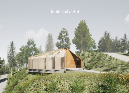 Tensile Fabric Canopies and Laminated Timber Crafting a Flexible Wellness Studio  