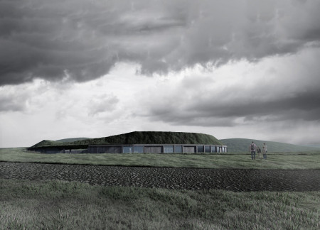 Curvilinear Green Roof Structure Built with Cross-Laminated Timber and Sheep Wool Insulation
