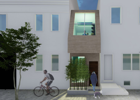 Vertical Living Spaces Enhanced by Indoor Gardens and Recycled Materials