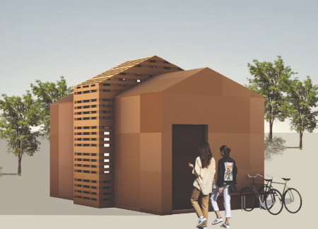 Rainwater Harvesting and Flexible Modular Living Using Plywood and Cork
