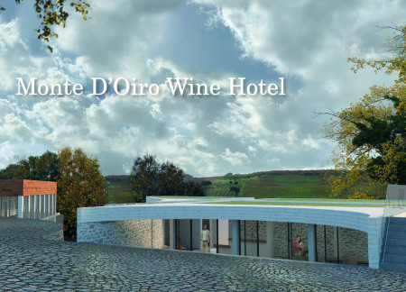 Natural Stone Facade Blending with Cedar Cladding in a Tranquil Vineyard Retreat