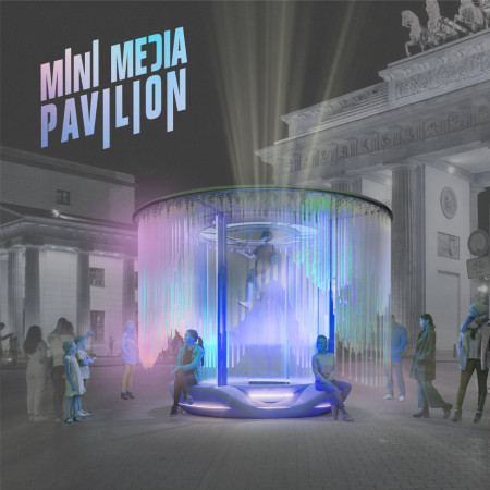 Dichroic Fabric and LED Integration Enhance Community Interaction in Urban Pavilion