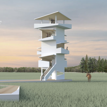 Charred Wooden Shingles and Cross-Laminated Timber Define Sustainable Community Spaces  