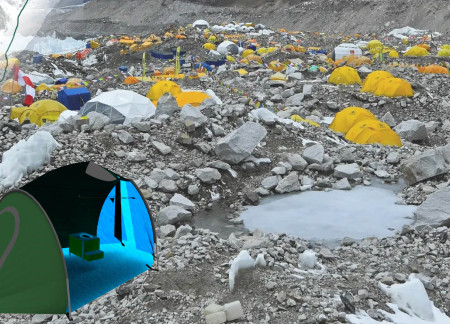 Recycled Polyethylene Toilets Designed for High-Altitude Waste Management