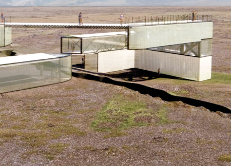 Channel Glass Façade and Tectonic Bridge Create a Unique Visitor Center Experience