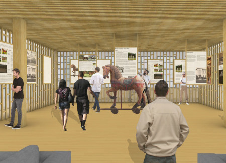 Charred Wooden Shingles and Laminated Timber Elevate a Multifunctional Community Hub