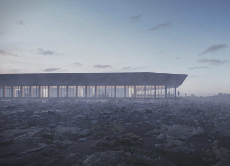Charred Wood Shingles and Triple-Glazed Glass Create A Volcanic Visitor Center in Iceland  