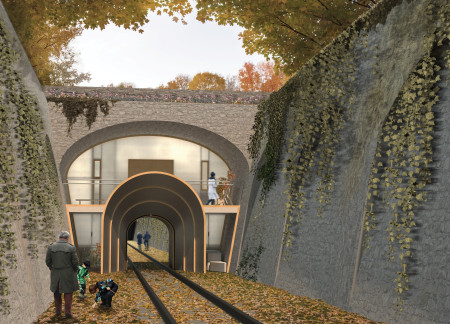 Charred Wooden Shingles and Green Terraces Transforming a Former Railway into Urban Housing