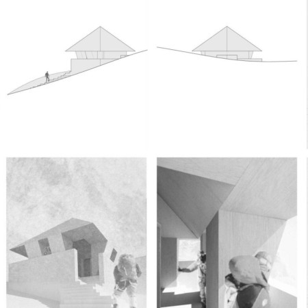 Natural Plywood Forms Integrating Concrete Stability in High-Altitude Sanitation Facility