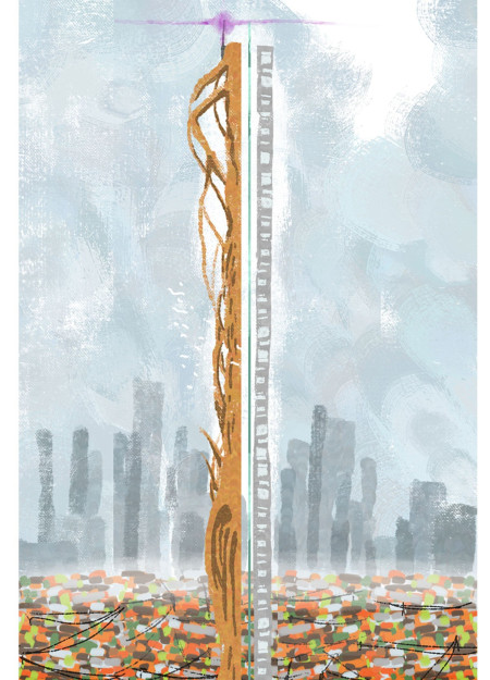 Twisted Formations of Cross-Laminated Timber Panels Emphasizing Community Connection in Urban Habitat  
