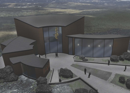 Charred Wooden Shingles and Expansive Glass Facades Harmonize with Volcanic Landscape for a Multifunctional Visitor Experience