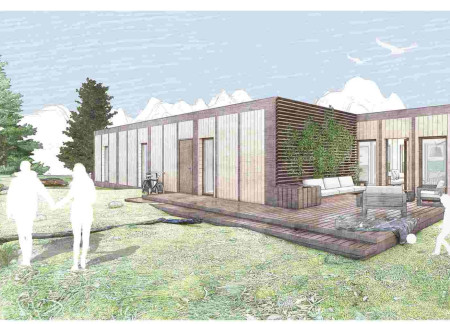Cross-Laminated Timber Panels Define Sustainable Living Through Modular Construction