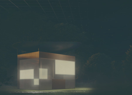 Biophilic Home With Glass Façade and Circular Roof Combining Sustainable Wood Elements  