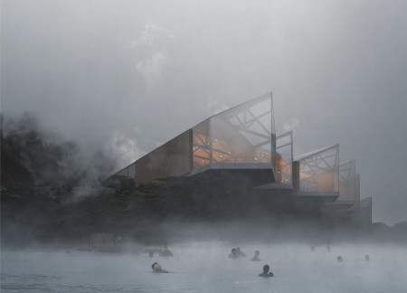Charred Wooden Shingles and Local Timber Create Sustainable Dining Experience Amidst Icelandic Landscapes