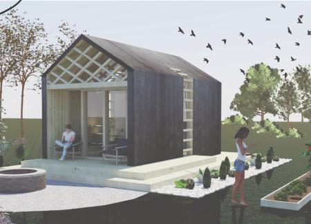 Charred Wood And Natural Clay Foster Sustainable Micro-Living Solutions