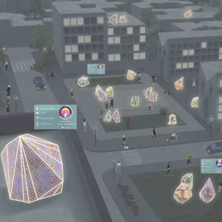 Smart Fabrics and Recycled Aluminum Create Modular Spaces for Community Engagement 