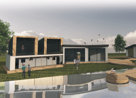 Floating Workshop Utilizing Cross-Laminated Timber Panels in a Nature-Inspired Retreat