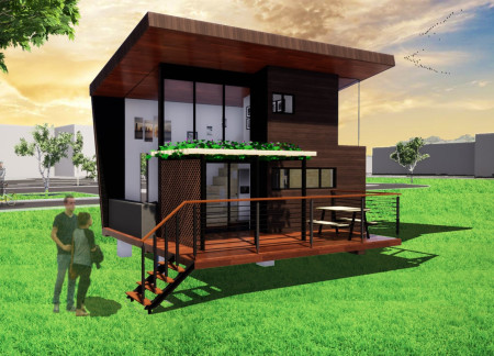Vertical Gardens and Mokong Timber Create Sustainable Urban Living Space
