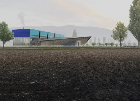 Reclaimed Brick Retreat with Circular Timber Composition Emphasizing Edible Landscapes