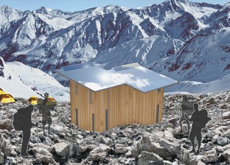 Charred Wooden Shingles and Prefabricated Systems for Sustainable Waste Management at High Altitude  