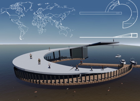 Sustainable Eco-Concrete Structure With Dynamic Form Integrating Natural Light and Community Engagement