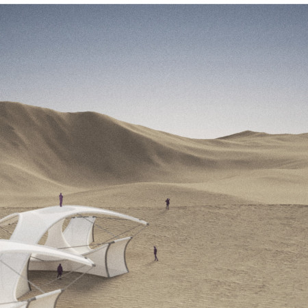 Tensile Textiles and Thermal Clay Synergy in Sustainable Community Living  