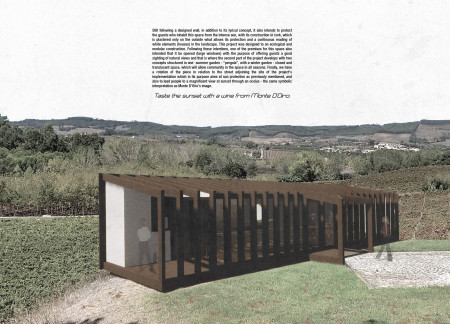 Translucent Panels and Local Cork Shape a Sustainable Wine Tasting Pavilion in a Scenic Vineyard