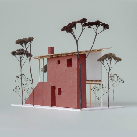 Soil Bricks And Timber Framework Create A Tranquil Retreat Inspired By Nature