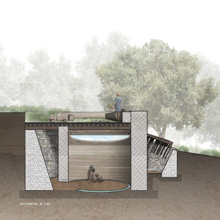 Rammed Earth Walls and Natural Light Define a Sanctuary for Contemplation