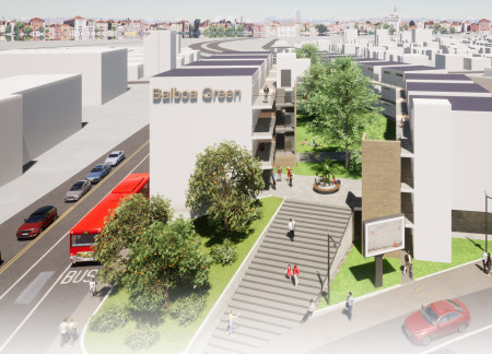 Charred Wooden Shingles and Solar Panels Enhance Sustainable Urban Living Solutions