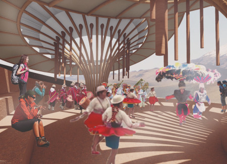 Acoustic Design Featuring Rammed Earth and Timber in Harmony With the Andean Landscape