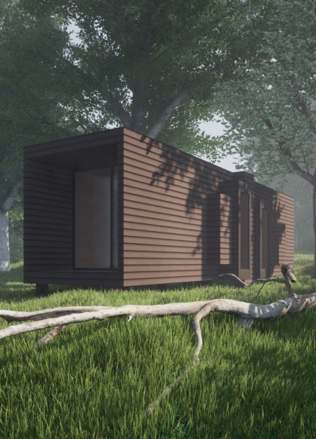 Charming Retreat Featuring Natural Wood Emphasizing Serenity Through Biophilic Design  