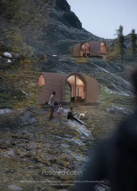Earthen Shelters Enhanced by Local Brick and Curved Openings for a Seamless Connection to Nature