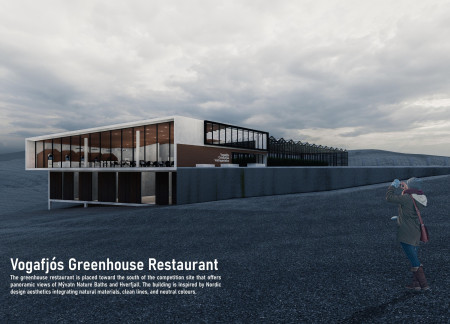 Charred Wood Cladding Complementing Expansive Glass Facades in a Greenhouse Dining Experience