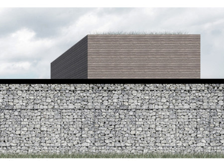 Gabion-Inspired Wine Retreat Featuring Natural Stone and Eco-Friendly Materials  
