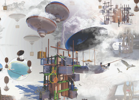 Floating Platforms of Glass and Timber Embracing Interactive Experiences in Sustainable Design
