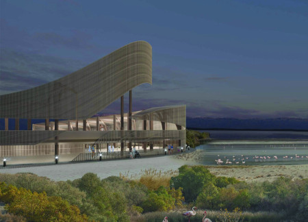 Fluid Form Crafted from Cross Laminated Timber and Mangrove Poles for a Sustainable Educational Hub