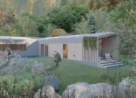 Sustainable Living With Modular Clay Panels and Flexible Wooden Structures