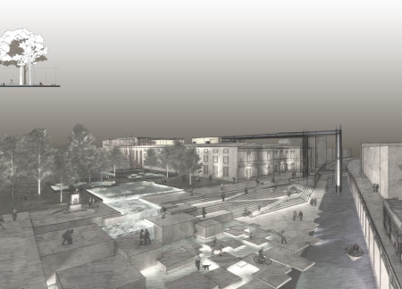 Charred Wooden Shingles and Cisterns Shape a Sustainable Urban Ecology in Milan