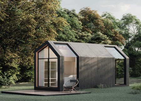 Sustainable Home Featuring Cross-Laminated Timber And Expansive Glass Integration