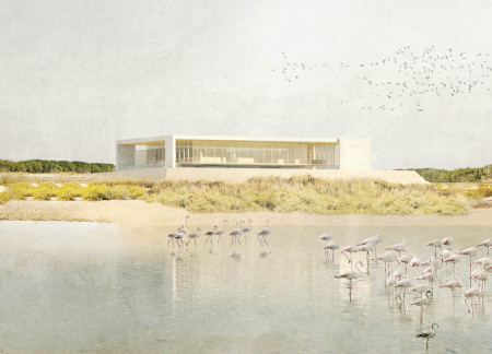 Overhanging Roofs and Glass Enclosures Enhance Visitor Experience in Sustainable Nature Centre  