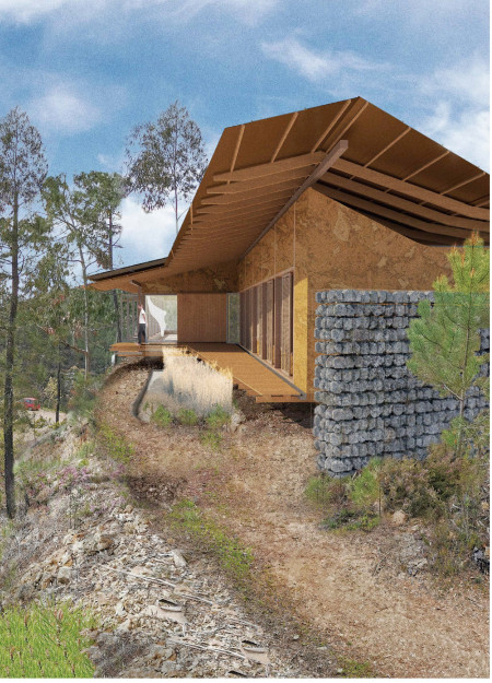Charred Wooden Shingles and Green Roofs Elevate Sustainable Community Living