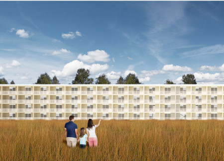 Cross-Laminated Timber Framework with Modular Units for Sustainable Urban Living
