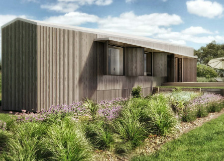 Dome-Shaped Residence Crafted From Sustainable Timber With Integrated Rainwater Harvesting  