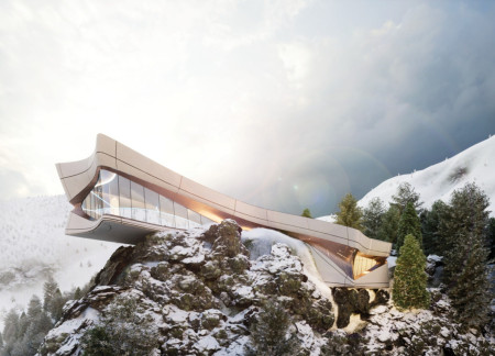 Charred Wooden Shingles and Cross-Laminated Timber Panels Enhance Community Engagement Spaces