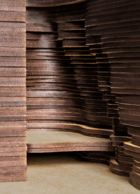 Sculptural Spaces Created from Local Timber With Fluid Forms and Sustainable Design Principles