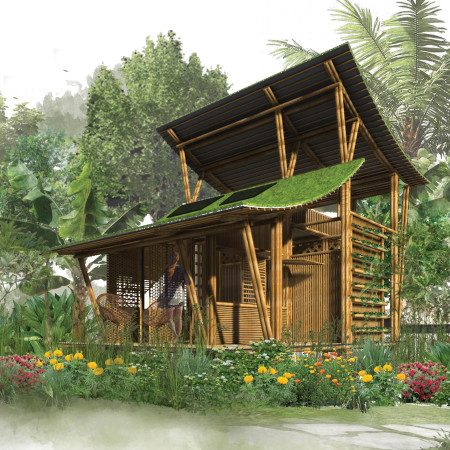 Charred Wooden Shingles and Cross-Laminated Timber Create a Multifunctional Community Hub