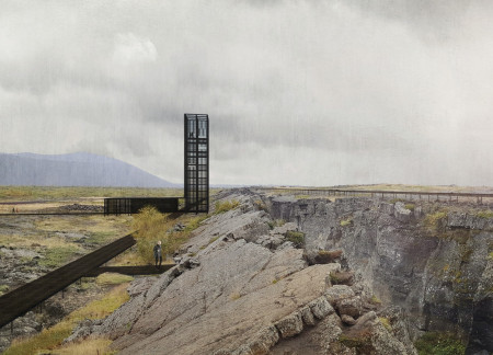 Charred Wood Facade and Geothermal Energy in a Visitor Center Embracing Natural Landscapes