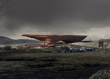 Charred Wooden Shingles Enhance Community Space Built with Cross-Laminated Timber Panels